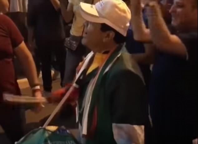 Cristiano ronaldo asking the Iranian fans outside of Portugal national team hotel to let him sleep