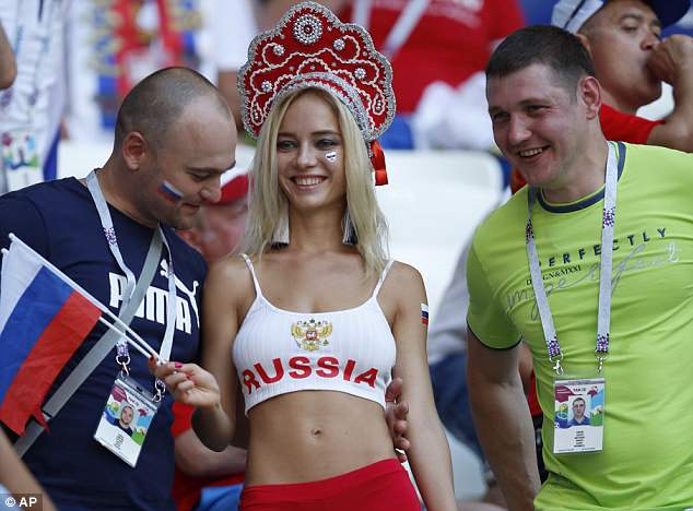 Russia's hottest World Cup fan Natalya Nemchinova