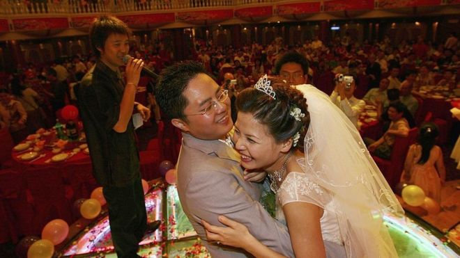 chinese couple wedding
