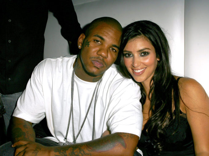 The Game and Kim Kardashian during Paris Hilton's CD Release Party at Privilege - Inside at Privilege in West Hollywood, California, United States. (Photo by J. Vespa/WireImage)