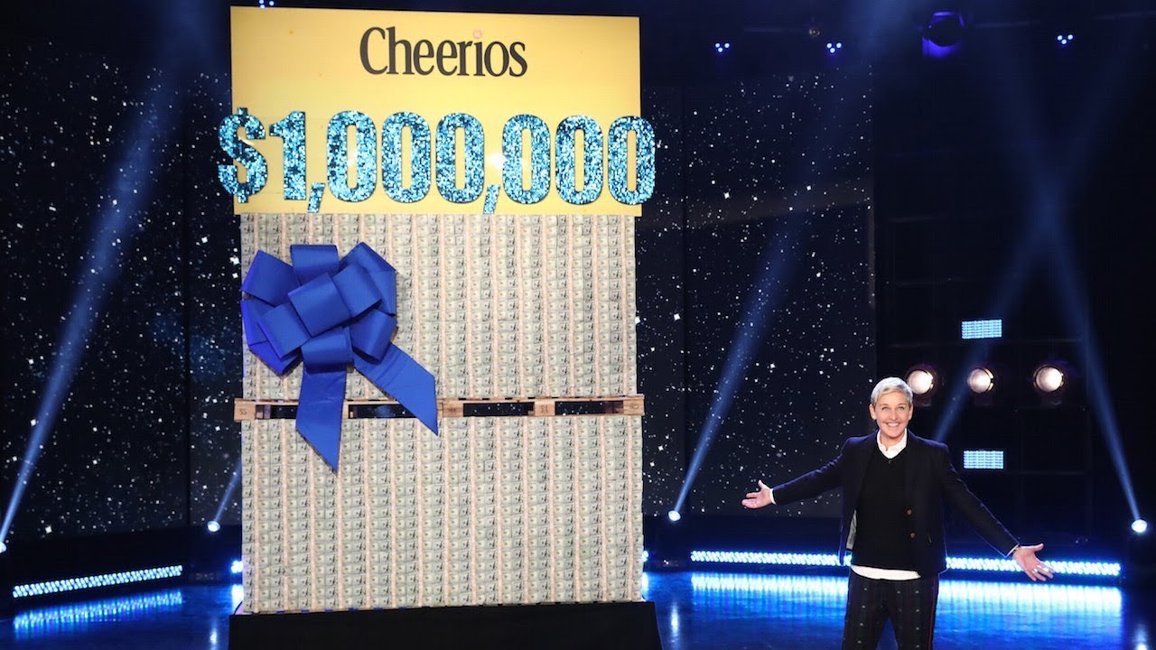 Ellen and Cheerios Celebrate One Million Acts of Good with $1 Million!