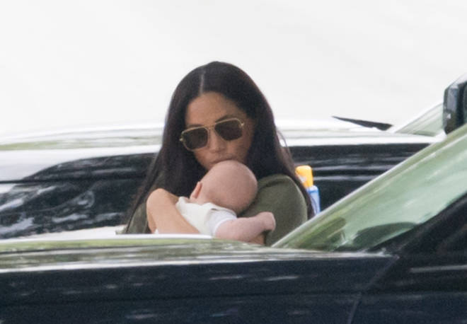 Baby Archie makes first public appearance with mum Meghan Markle 