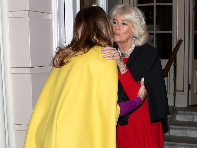 Caught on camera: Camilla humiliated by Melania Trump