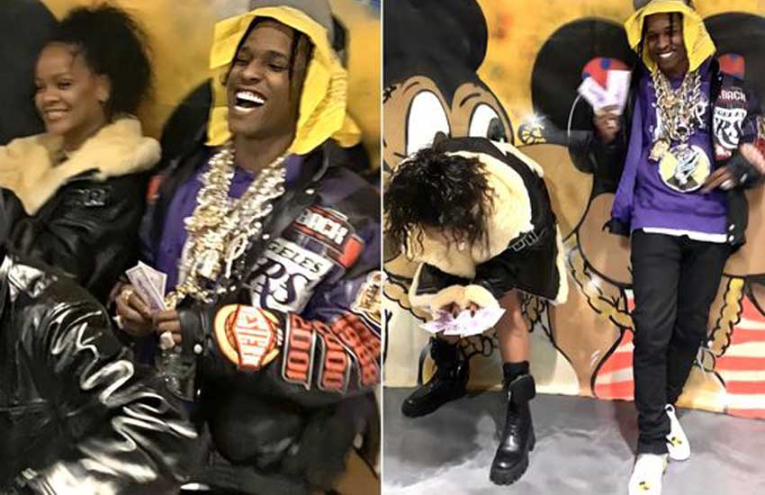Rihanna Spotted With A$AP Rocky After Hassan Jameel Split